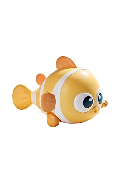 dalimag Jucărie în formă de pește pentru copii, Roată cu mișcare înainte, Alb...