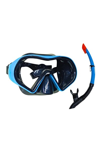 Genel Markalar Star Diving Dalış Maskesi ve Snorkel Yetişkin - 51712-MAVİ
