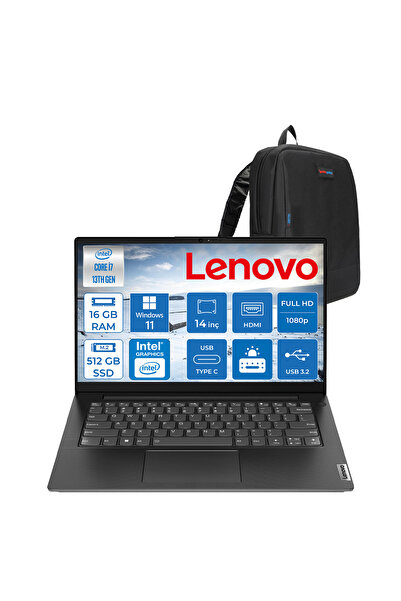 LENOVO V14 Gen4 Iru Core I7 13620H 16GB 512GB SSD Windows 11 Pro 14 Inç Fullh...