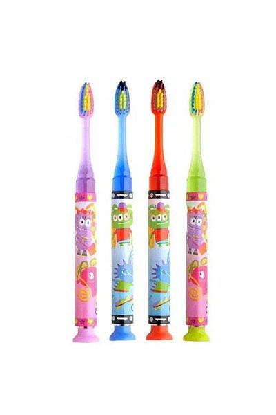 GUM MONSTER TIMER LIGHT TOOTHBRUSH RED OR BLUE