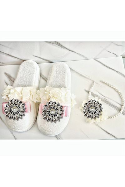 pegu baby collection Pink Ribbon Crystal Bag Maternity Slippers and Pearl Crown Avant-Garde Team