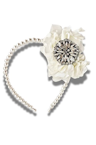 pegu baby collection Special Design Avant-Garde Crystal Stone Pearl Maternity Crown