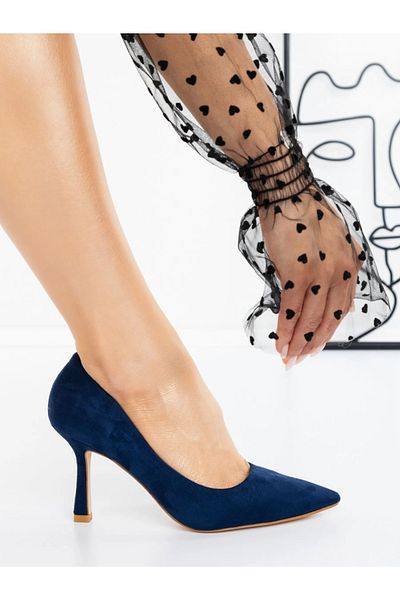 Tony&Co Stiletto Shoes H1014 Dark Blue |