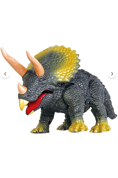 alpmodel Uzaktan Kumandalı Pilli Triceratops Dinozor Sesli Işıklı 20 Cm