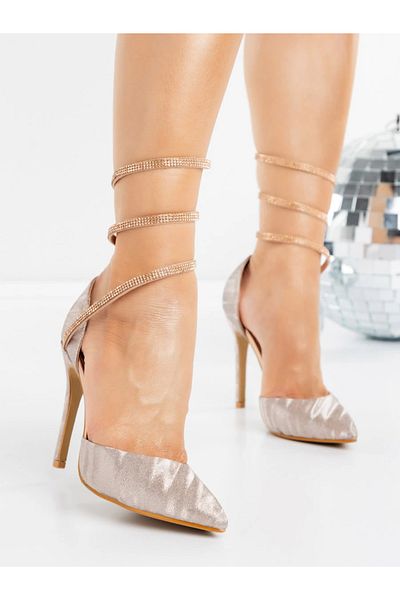 Abloom Stiletto Shoes K704 Champagne |