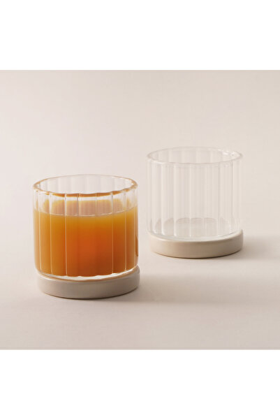 Dallaty glass & porcelain 6pcs coffee set, Taibah collection