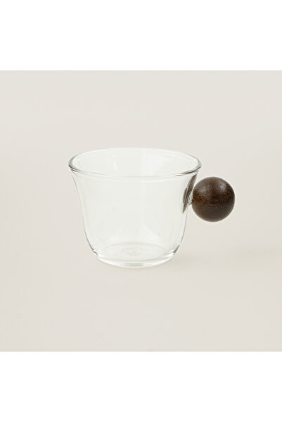 Dallaty 6pcs coffee cup set with wooden handles