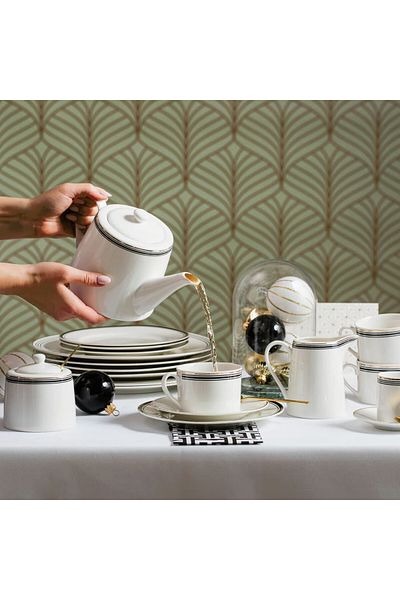 Ambition Porcelain teapot 1.1L, Art Deco