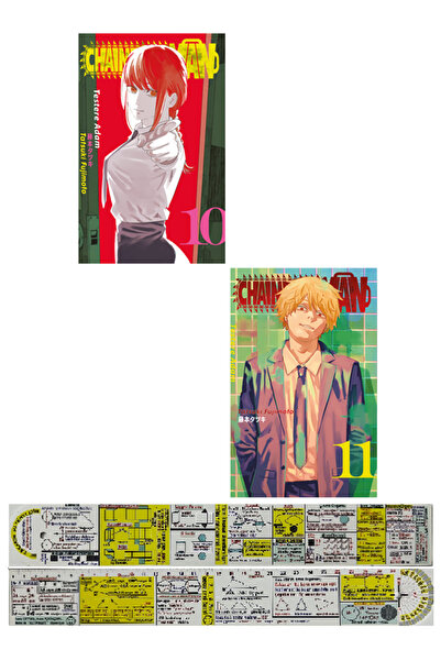 Gerekli Şeyler Yayıncılık Chainsaw Man 10-11. Ciltler Manga Seti + Mat. Öğret...