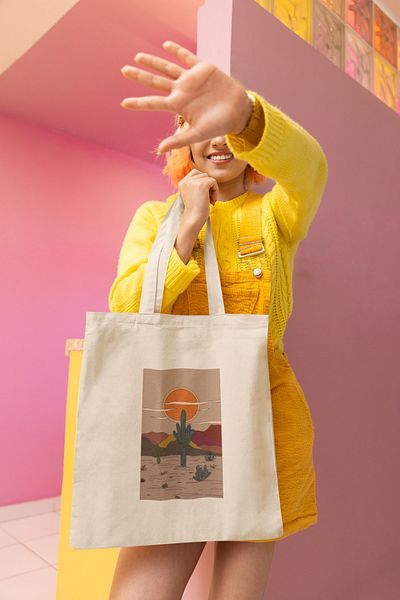 GİFTORA Desert Printed Cloth Bag