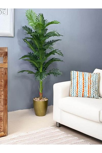 co arma Artificial palm tree simulation tree with a natural texture, 130 cm high