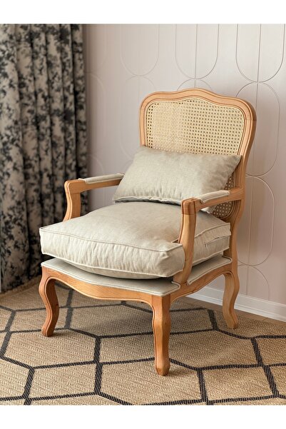 Munawood Oslo Hazeranlı Ahşap Berjer