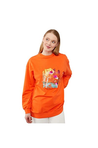 Levidor Φούτερ με εμπριμέ κορδέλα LEV.270107