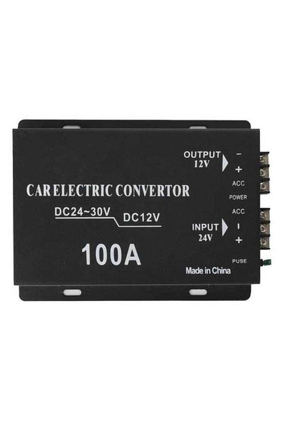 BGRJ Automotive Car converter 100A voltage 24v to 12v