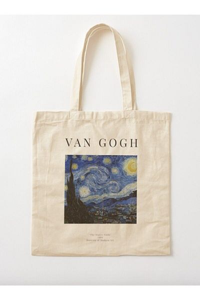 GİFTORA Ogh Starry Night - Raw Cloth Shoulder Bag