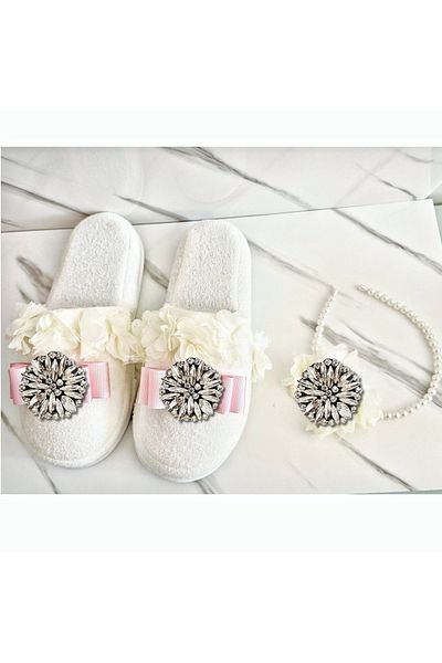 pegu baby collection Pink Ribbon Crystal Bag Maternity Slippers and Pearl Crown Avant-Garde Team