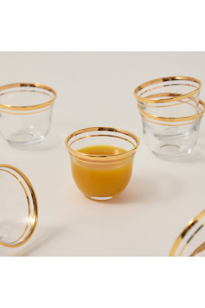 Generic Arabic Coffee Cup Set 6 Pisces