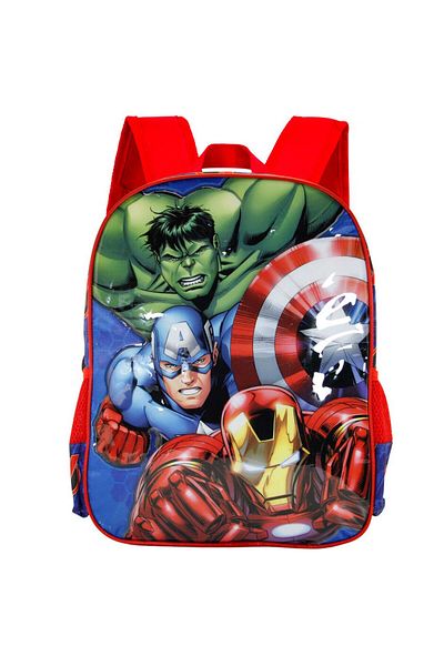Marvel Avengers preschool backpack, 3D design, 32 x 25 x 8 cm