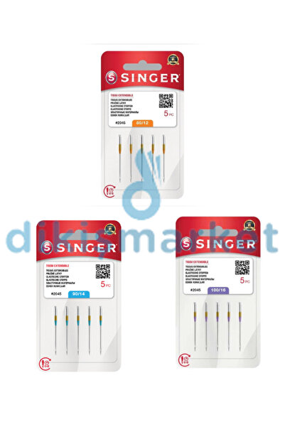 dm dikişmarket Singer Dikiş Makinesi İğnesi 2045