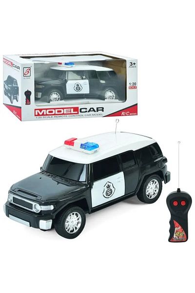 rexa Scale RC Police Patrol Car | Remote Control SUV Toy for Kids 3+