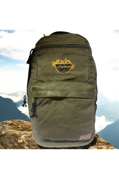 Old Cotton Quality Vintage Casual Design Daily Backpack Travel School Camping Bag 28cm X 45cm