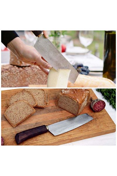 OEM Traditional Asian kitchen knife, handmade, blade length 19 cm, made of carbon steel