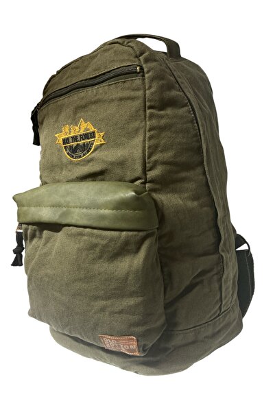 Old Cotton Quality Vintage Casual Design Daily Backpack Travel School Camping Bag 28cm X 45cm