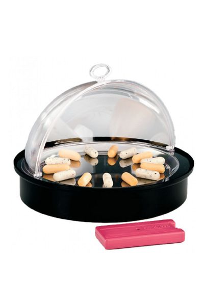 Raki Cooling display with roll top polycarbonate lid 42cm