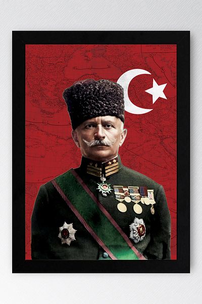 Saturn Fahrettin Pasha Framed Painting