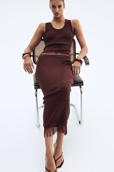 H&M Püsküllü Etek