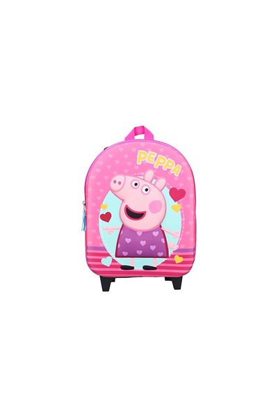 Peppa Pig Peppa Pig children's trolley or backpack, multicolor 3D design, height 36 cm