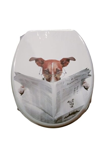 Optima Printed MDF toilet seat, soft-close hinges