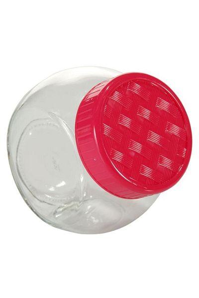 Herum Borcan de sticlă cu capac Herum®, 10 x 13 cm, 750 ml, transparent
