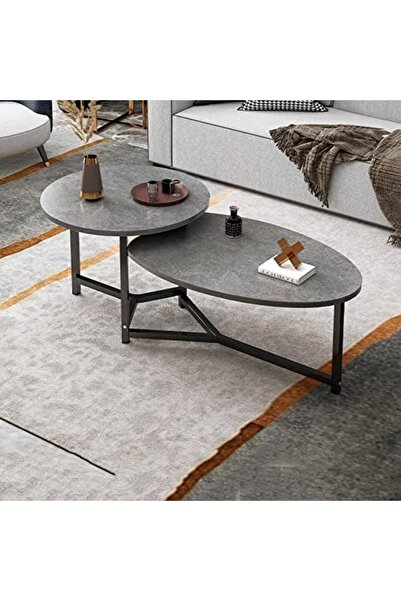 Generic Creative Modern Home Living Room Sofa Round Movable Table Tray Desk