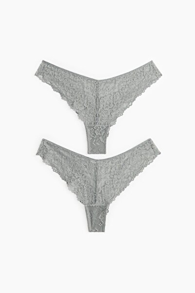 H&M 2’li Dantel Brazilian Külot