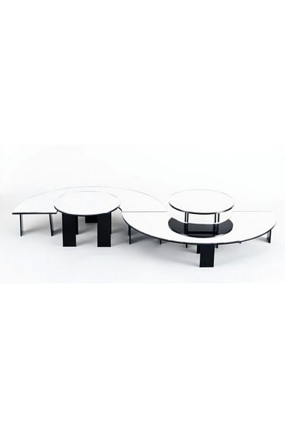 Raki Mirror buffet display 25xh15cmx2, 60x30xh10cmx2