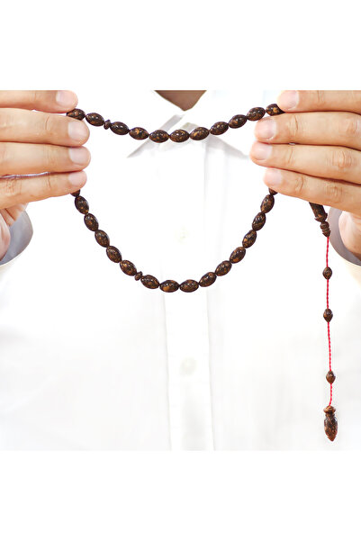 Tesbihane Systemic Barley Cut Brown Scented Cinnamon Tree Prayer Beads
