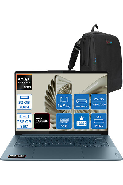 LENOVO Yoga Pro 7 14ASP10 Ryzen 9 365 32GB Ram 256GB SSD 14.5" 3k OLED 1000NITS Freedos YG83LX000LTRF01