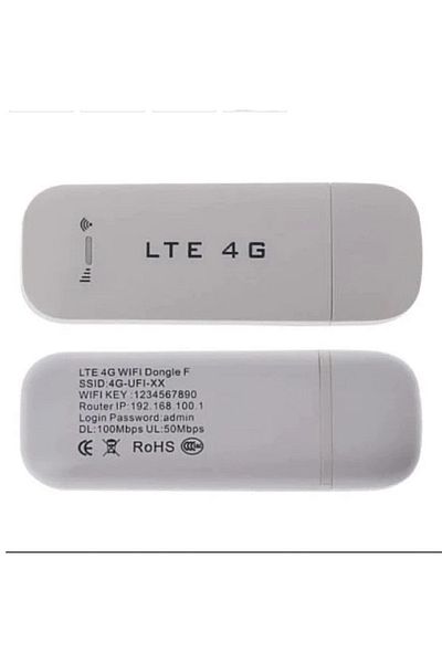 divendi-ro WiFi mobile internet modem, Andowl Q-WF30, 4G LTE, USB stick, 150Mbps hotspot speed, white