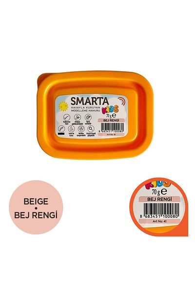 Smarta Kids Modeling Dough 70Gr Beige (Skin Color)