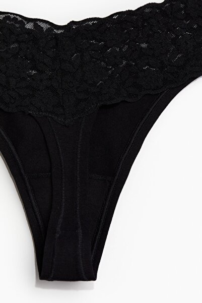 H&M 10'lu Dantel Thong Külot
