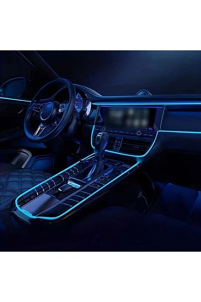divendi-ro RGB LED strip with ambient light for car interior, 2m, 3m or 5m length - 3m