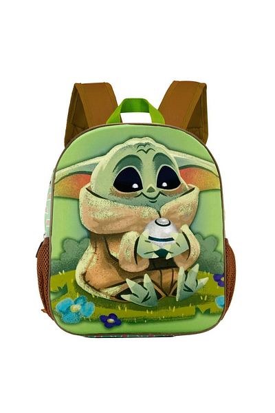 Disney Star Wars Preschool Backpack - Baby Yoda, The Mandalorian, 31 x 25 x 8 cm
