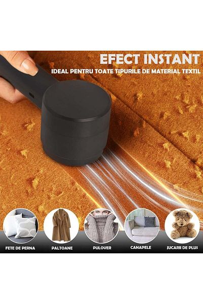 divendi-ro Lint Remover, USB Charging, 500mAh Battery, LED Display Screen