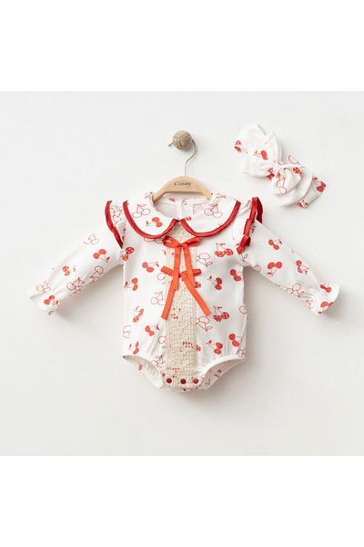 Bulut Baby Baby Girl's Dessert Desan 2-Piece Romper Suit 100% Cotton