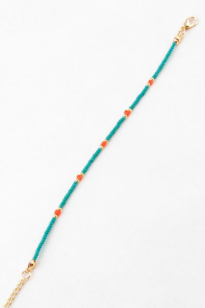 Sortie Aksesuar Colorful cornered stone beaded bracelet 002