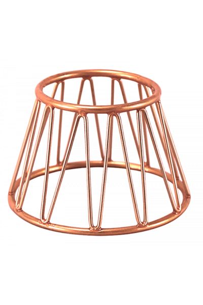 Raki Bar display, 3D non-slip metal stand, 15x10xh10cm, copper finish