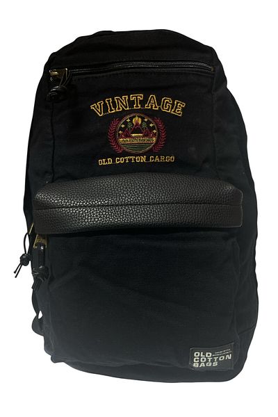 Old Cotton Quality Vintage Casual Design Daily Backpack Travel School Camping Bag 28cm X 45cm