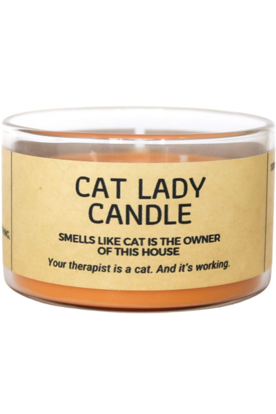 Candles with a mood Lumânare parfumată cu ceară de soia CAT LADY lime - busui...