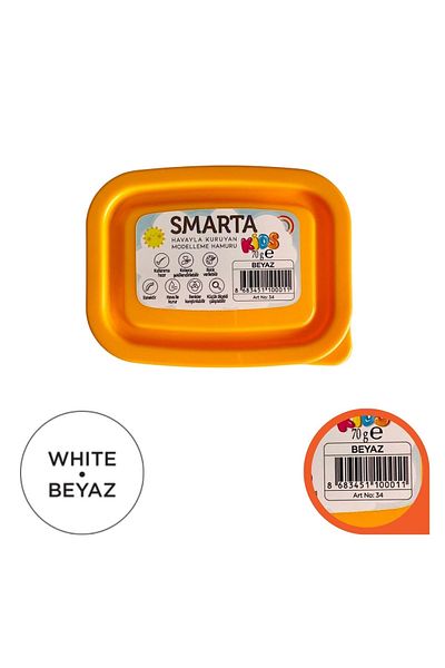 Smarta Kids Modeling Dough 70Gr White